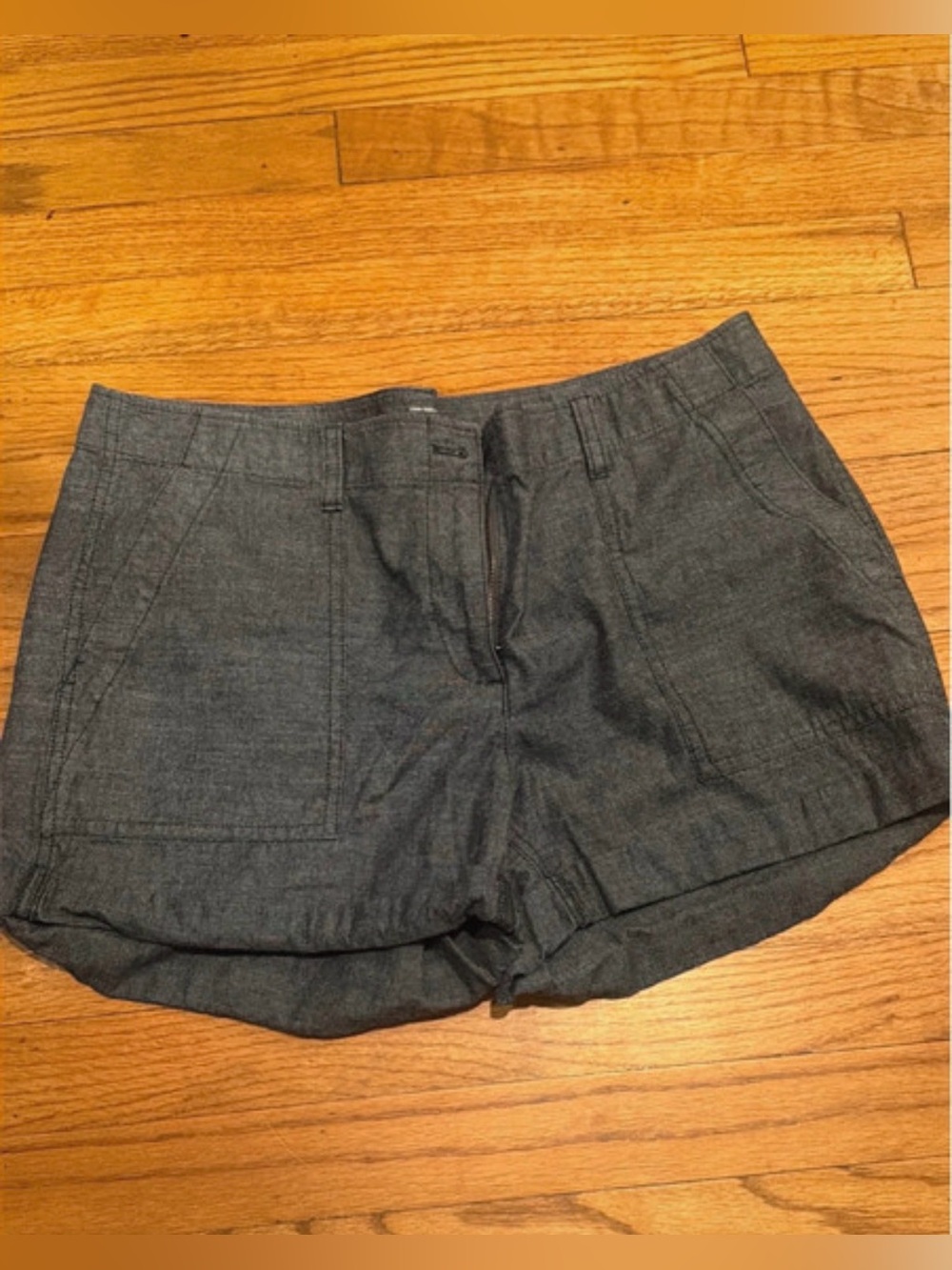 LOFT Slate Gray Denim-Style Women's Shorts